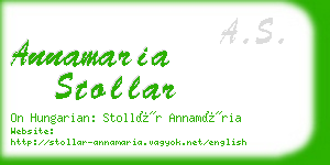 annamaria stollar business card